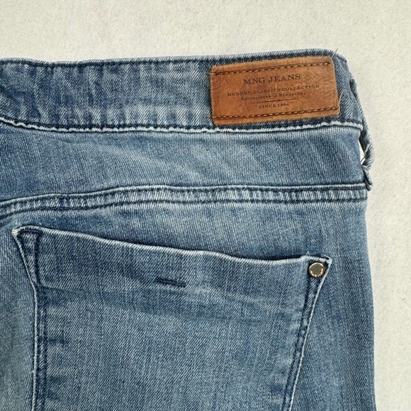 Mango Christy Bootcut Jeans Womens Size 8 Medium Blue Low Rise - Picture 14 of 15
